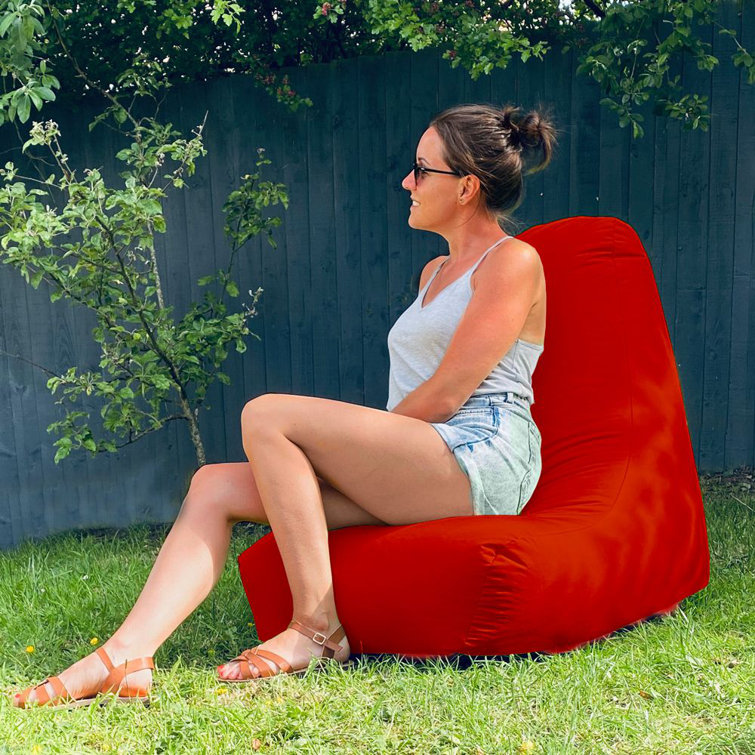 Isabelle & Max 100 Polyester Outdoor Friendly Refillable Bean Bag